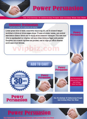 Product picture The Power of Persuasion Website Template Plr Pack