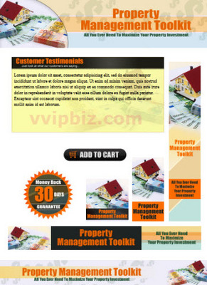 Product picture Property Management Website Template Plr Pack
