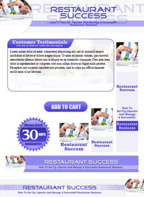 Product picture Restaurant Business Website Template Plr Pack