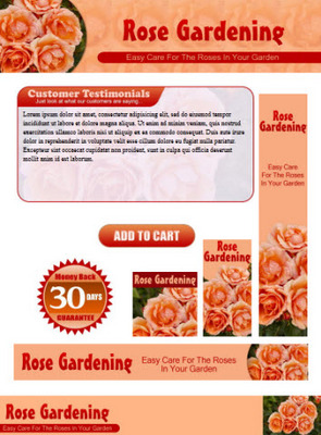 Product picture Rose Gardening Website Template Plr Pack
