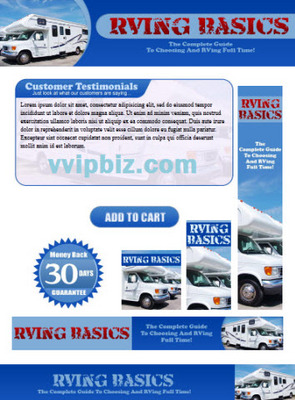 Product picture RVing Website Template Plr Pack
