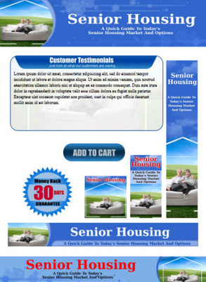 Product picture Senior Housing Website Template Plr Pack