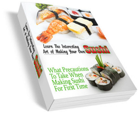 Product picture The Art of Making Your Own SUSHI MRR eBook and Audio