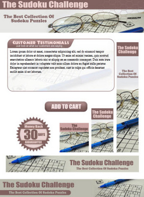 Product picture Sudoku Website Template Plr Pack