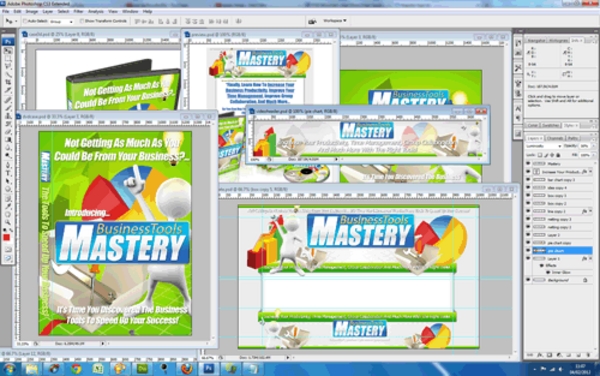 Product picture Business PSD Templates - Quality Unflattened PSDs