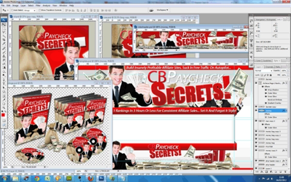 Product picture Clickbank Paycheck PSD Templates