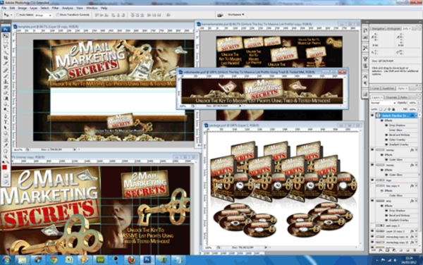 Product picture Email Marketing PSD Templates - Quality Minisite Graphics