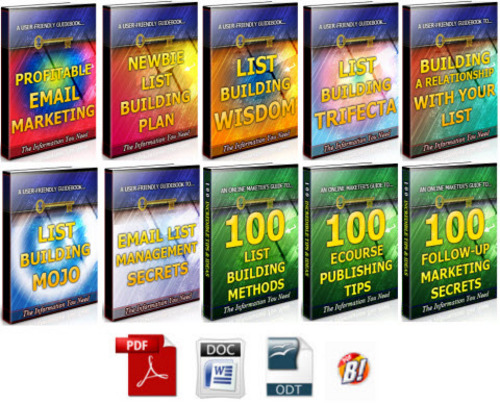 Product picture Email List Building Unrestricted PLR Ebook Package