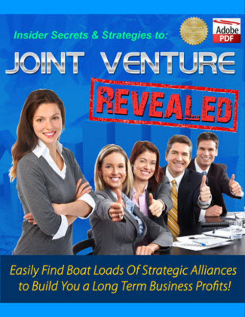 Product picture Joint Venture Revealed Master Resale Rights Ebook