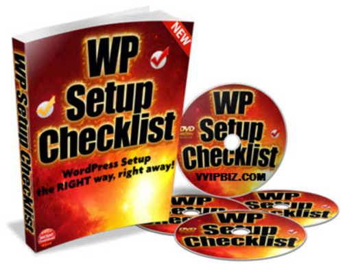 Product picture WP Setup Checklist Video Courses - MRR