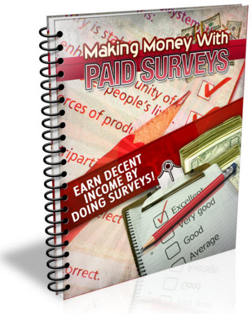 Product picture Making Money With Paid Surveys PLR