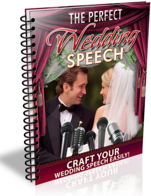 Product picture Perfect Wedding Speech PLR