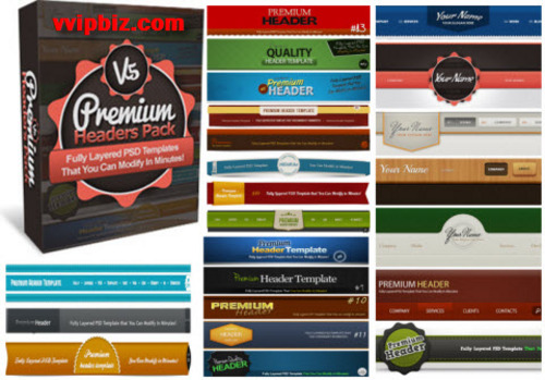 Product picture Premium Headers Pack V5 