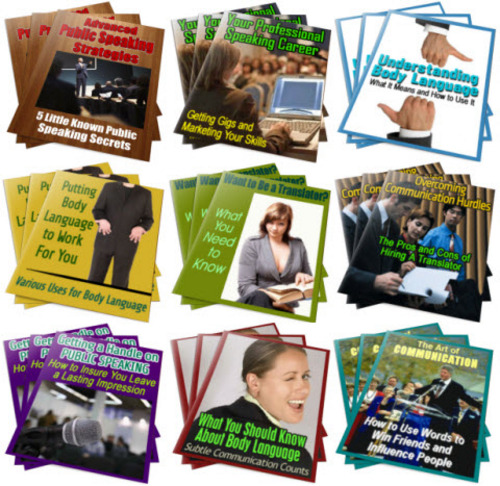 Product picture Body Language, Public Speaking PLR Reports Package 