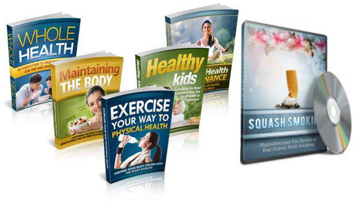 Product picture Health And Wellness Course Bundle (5 eBooks) - MRR