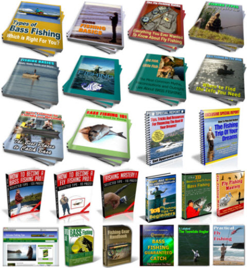 Product picture Fishing PLR Reports Package with Special Bonus
