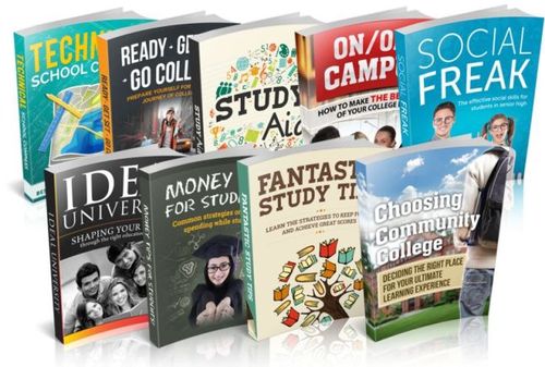 Product picture Guide To College Success Niche Bundle (9 eBooks), MRR