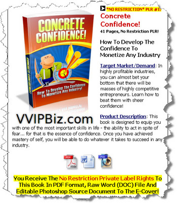 Product picture Concrete Confidence! How To Develop The Confidence..