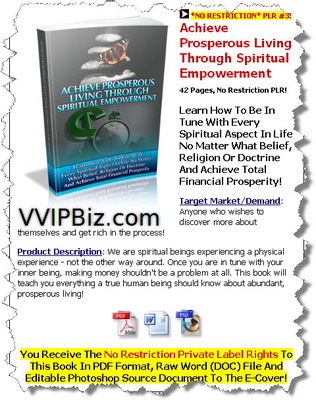 Product picture Achieve Prosperous Living Through Spiritual Empowerment