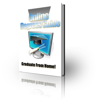 Product picture Online Degrees Guide: Graduate From Home PLR Ebook