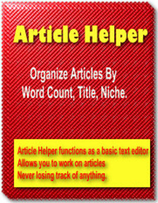 Product picture Article Helper - Resell Rights 