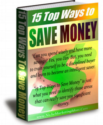 Product picture 15 Easy Ways To Save Money PLR Ebook