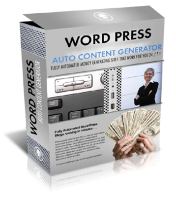 Product picture WP Auto Content Generator - (Master Resale Rights Included!)