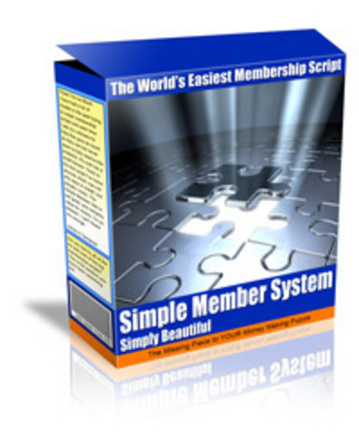 Product picture *New* Simple Member System MRR Included