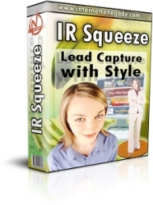 Product picture *New* IR Squeeze PLR Templates - Lead Capture With Style 