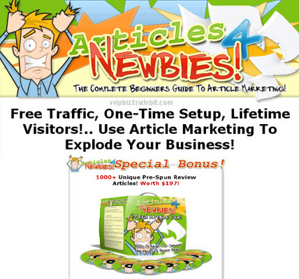 Product picture Articles Marketing 4 Newbies : The Truth Behind Article Marketing - MRR