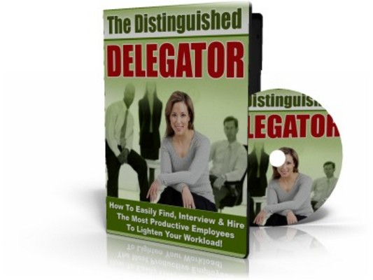 Product picture The Distinguished Delegator eBook and Audio (MRR)