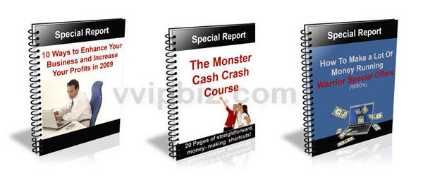 Product picture The Monster Cash Crash Course (Unrestricted PLR)
