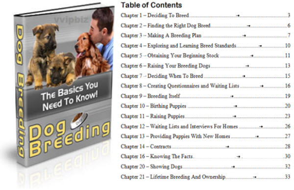 Product picture Dog Breeding : The basics that You Need To Know PLR Ebook