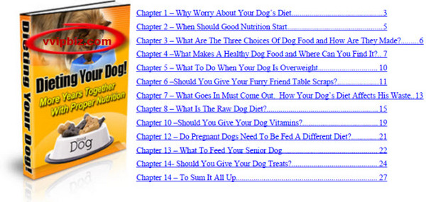 Product picture Dieting Your Dog - PLR 