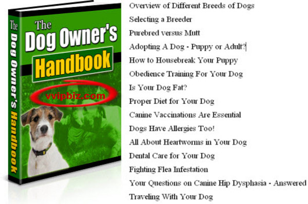 Product picture The Dog Owners Handbook - PLR 