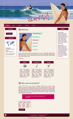 Product picture Surfing WP Theme - Master Resale Rights Included