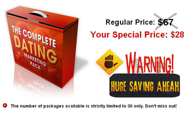 Product picture Complete Dating Marketing Pack with PLR Package
