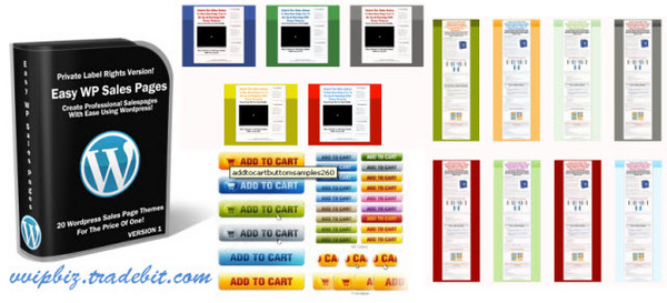 Product picture Easy WP Sales Pages With PLR