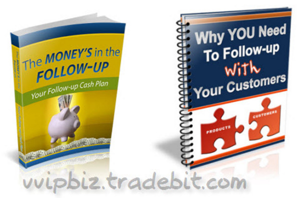 Product picture New! The Moneys in the Follow Up with Resale Rights